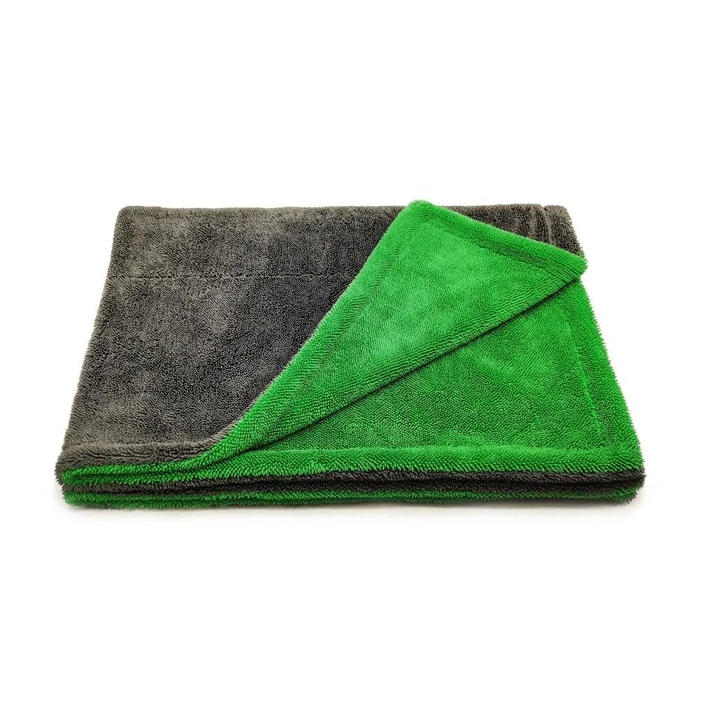 Shineopen Hot Selling Auto Detailing Car Wash Microfiber Twist Loop Quick Drying Towel 1200GSM
