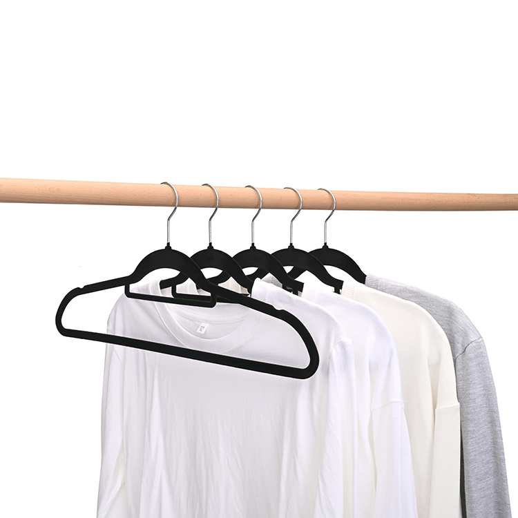 Space Saving Velvet Hangers Notched Clothes Hangers for Suits Dress Shirt