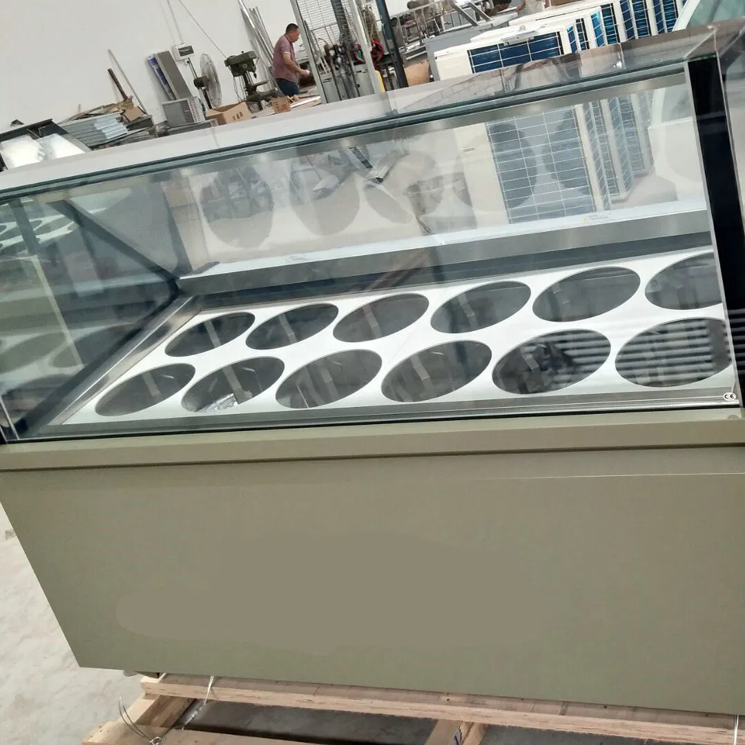 Upright Ice Cream Display Cabinet for Gelato Shop