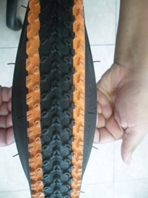 Детская велопокрышка 12-26 дюймов с цветным бортом