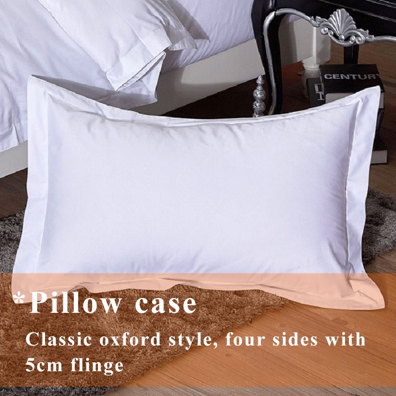 5 Star Hotel Bed Sheet Cotton Duvet Cover White Hotel Bedding Set