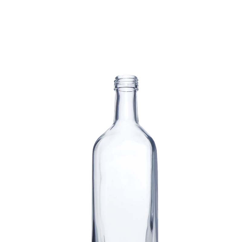 100ml 250ml500ml 750ml1l Clear Square Glass Olive Bottle with Easy Pour Spout Set