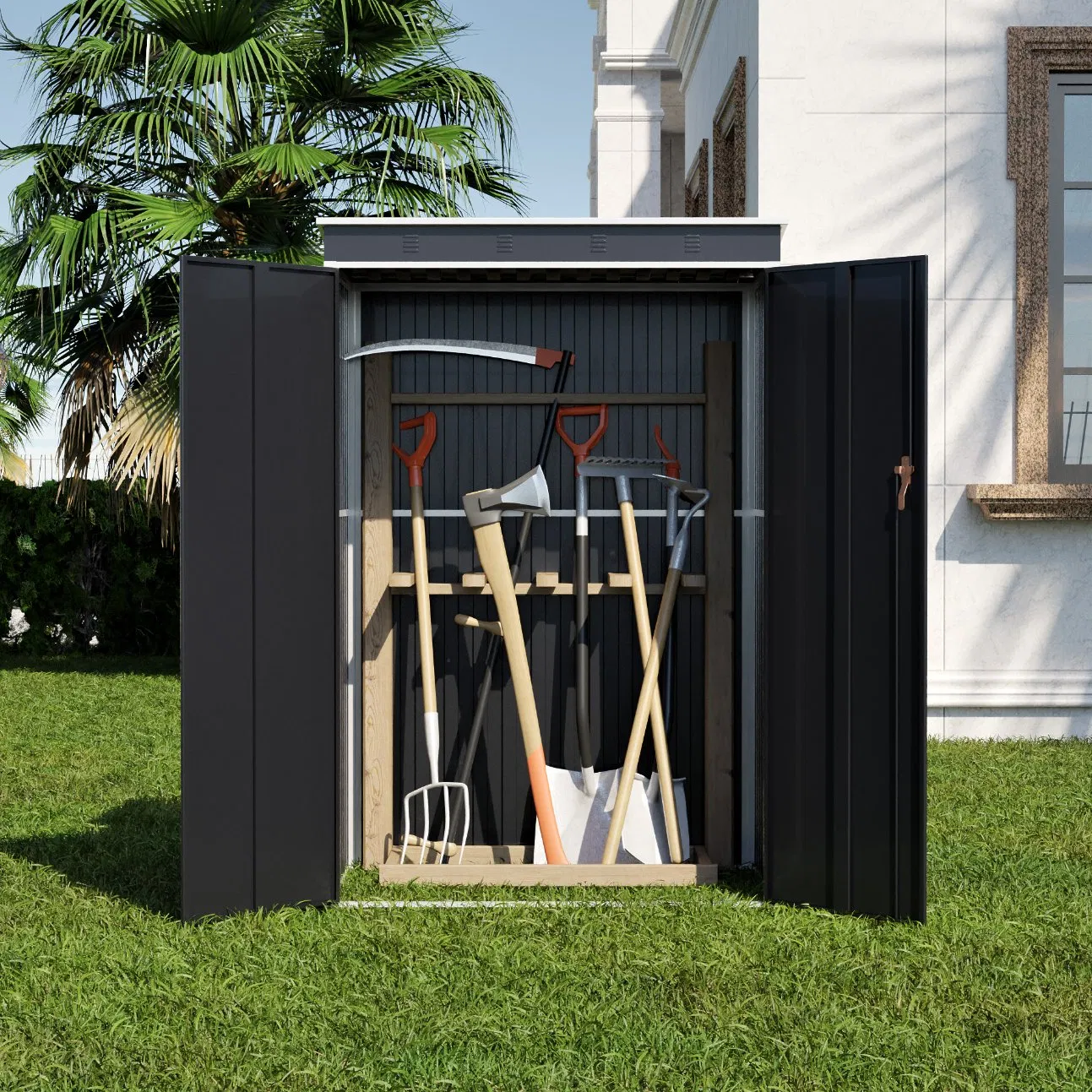 Waterproof UV-Resistant Garden Storage Shed Outdoor Bike Storage Shed
