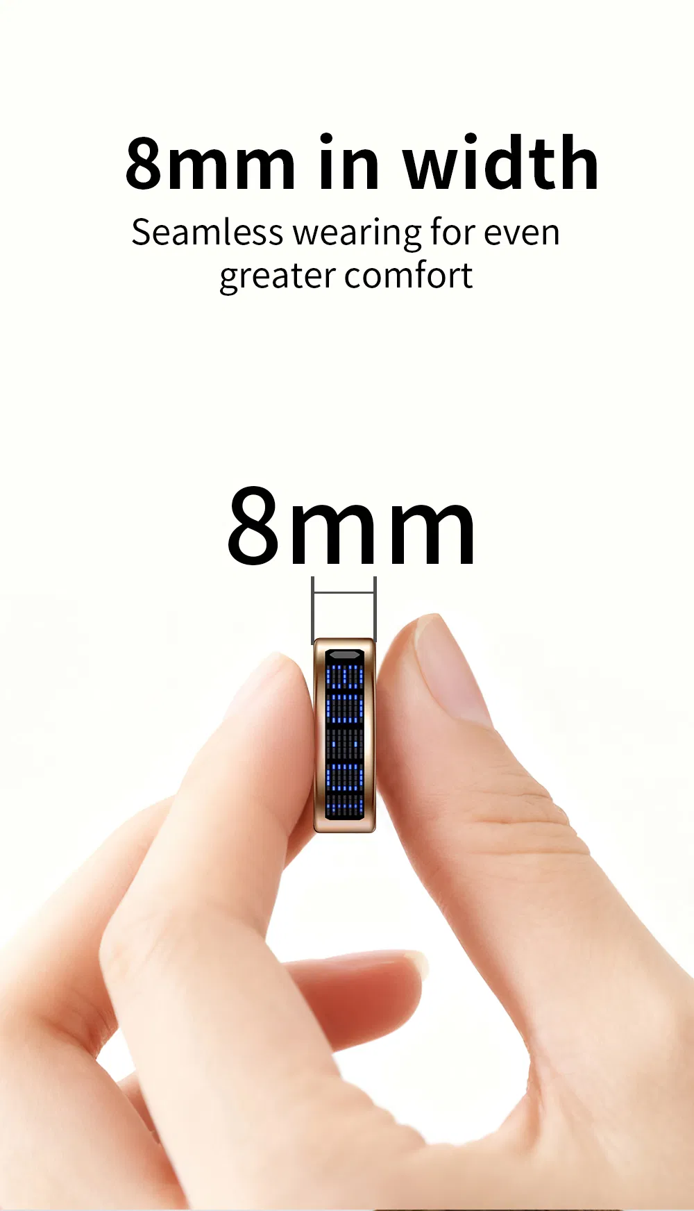 Умное кольцо GLORIOUS с дисплеем и управлением жестами 2025