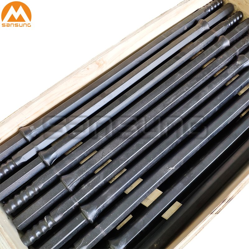 R25 Rod Hex Shank End for Stone Quarrying