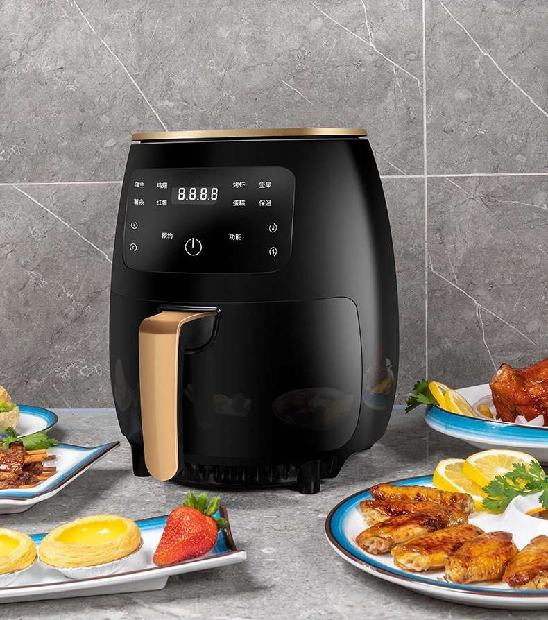 Factory Wholesale Air Fryer Household Cookware 4.5L Automatic Oil Free Electric French Fries Machine