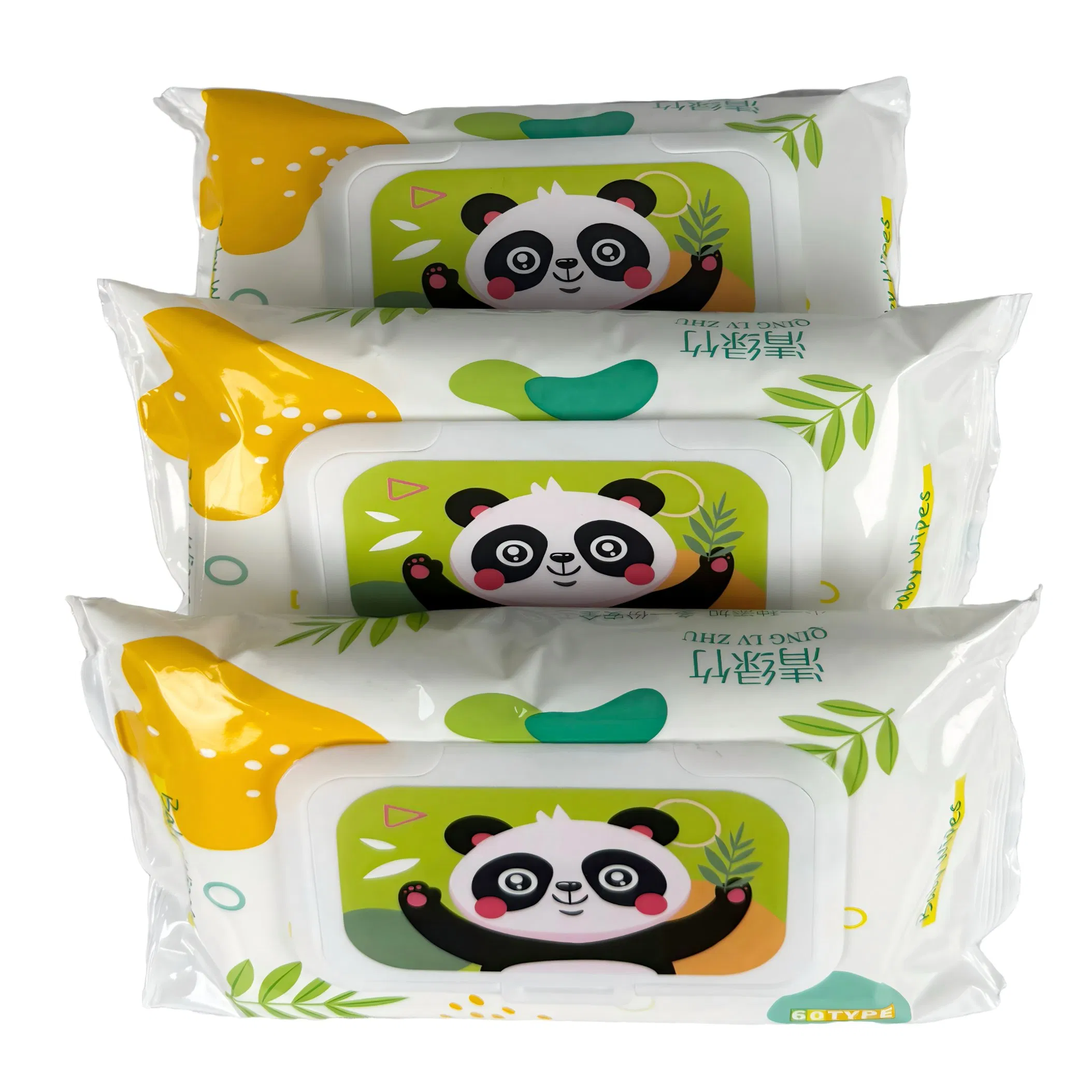 Premium Biodegradable Extra Soft Cotton Wet Wipes for Baby Skin Care with Samll Package