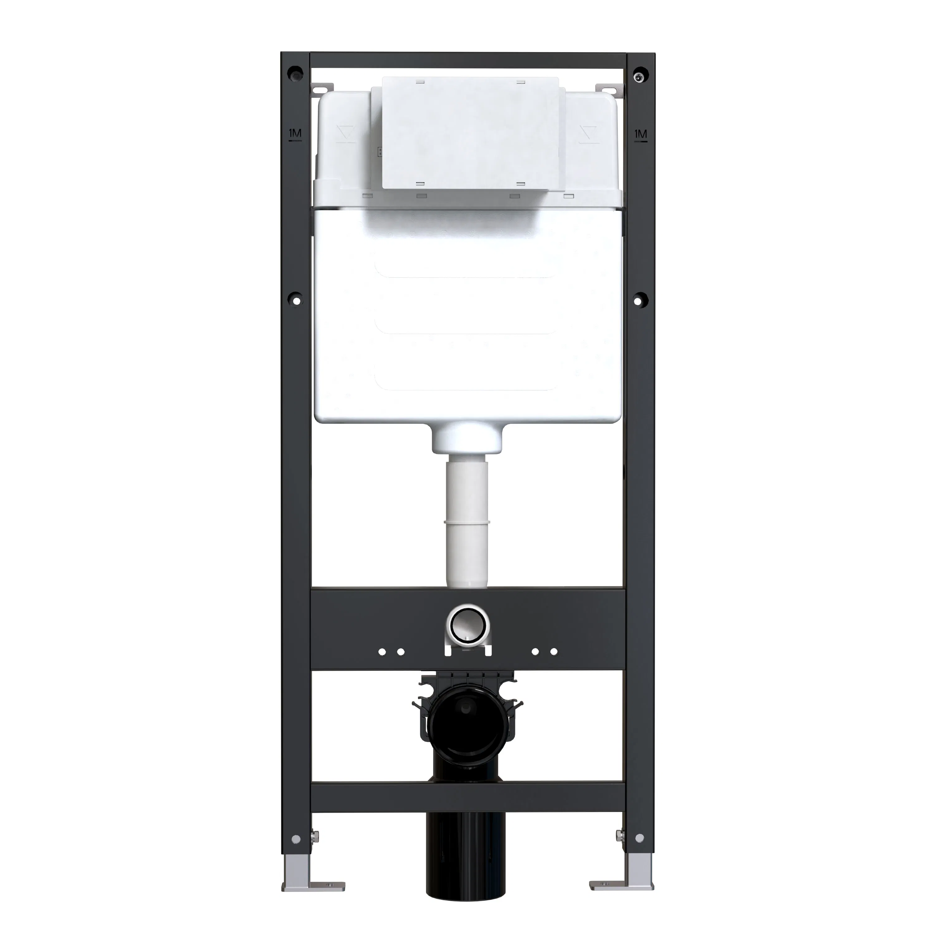 Sanitary Ware Wall Hung Toilet Water Tank Dual Push Flush Concealed Cistern
