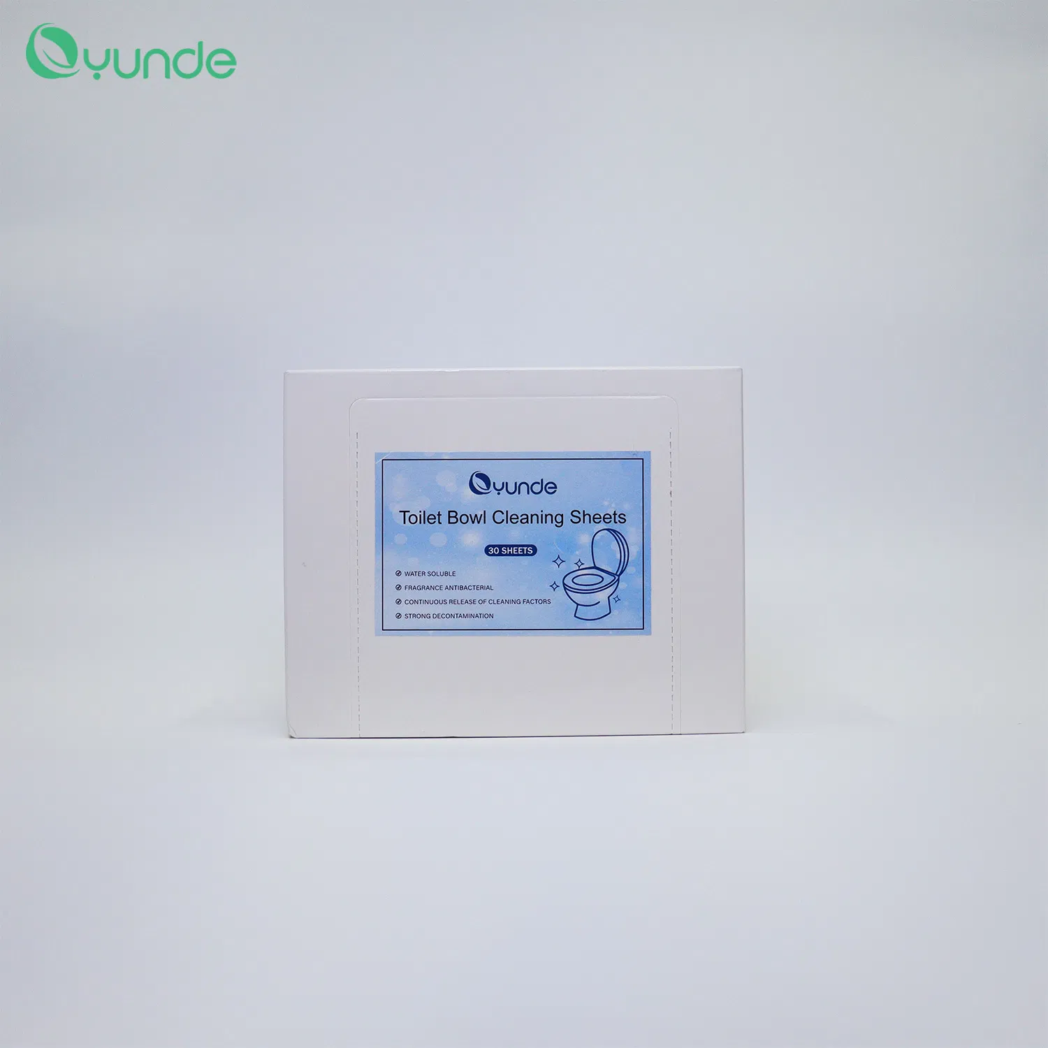 Eco Plastic Free Biodegradable Deodorization Toilet Bowl Cleaning Sheets