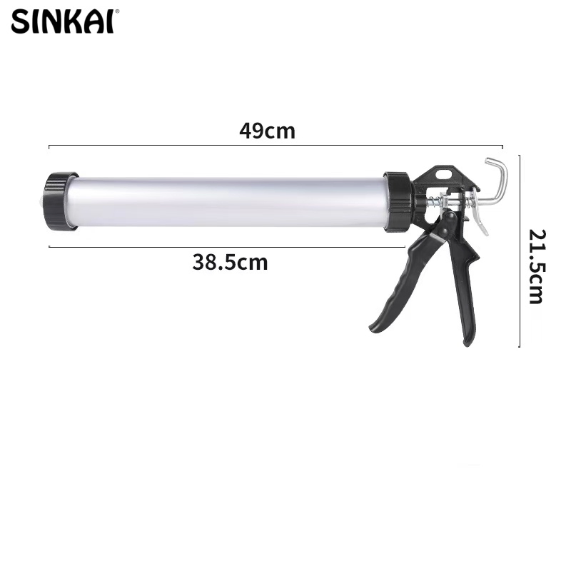 OEM Labor-Saving Manual Smooth Rod Plunger Hand Sealant Gun for Glass Glue and Silicone Caulking