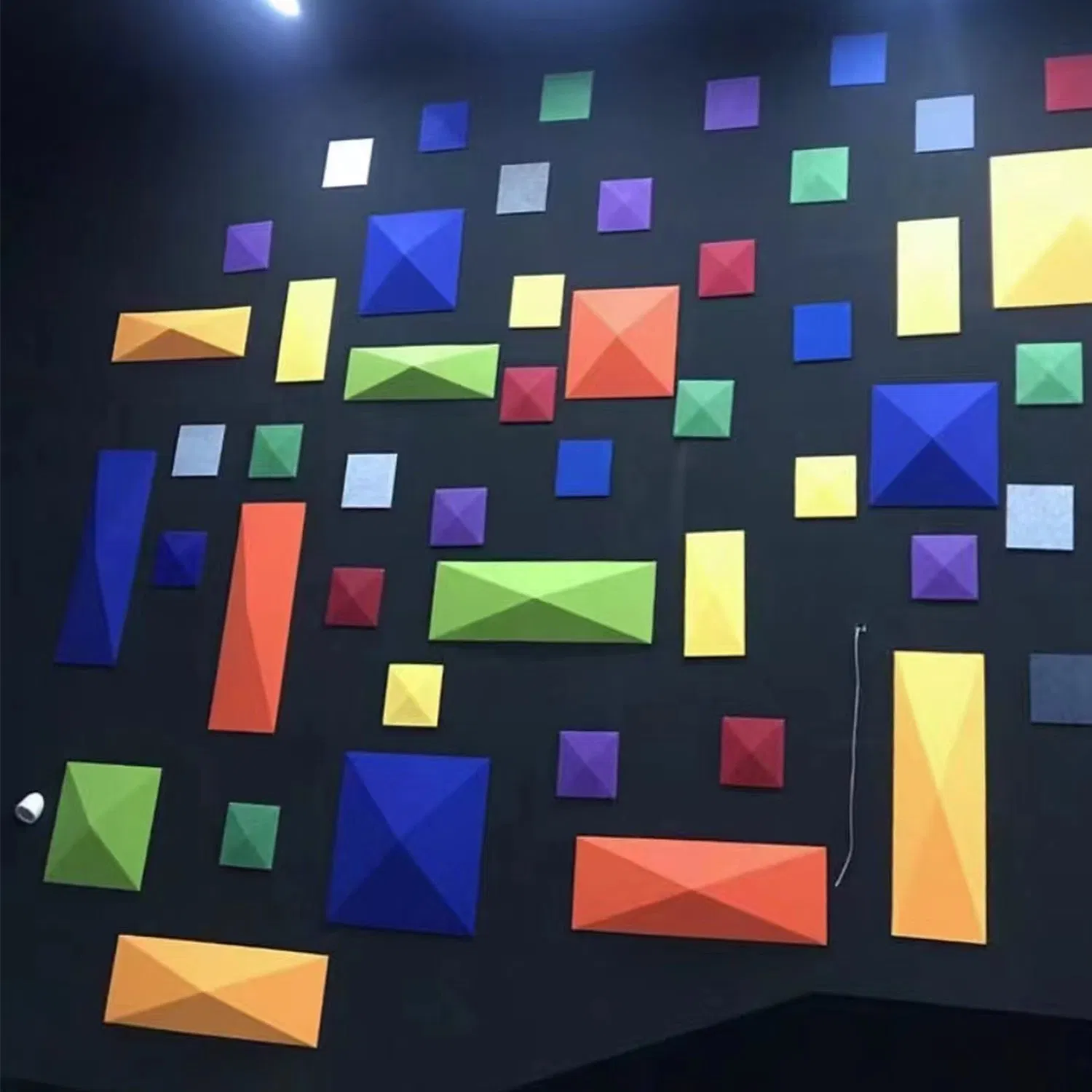 Factory Acoustic Panel Theater Sound Absorbing Wall for Decoration Fabric Acoustical Soundproof Panels