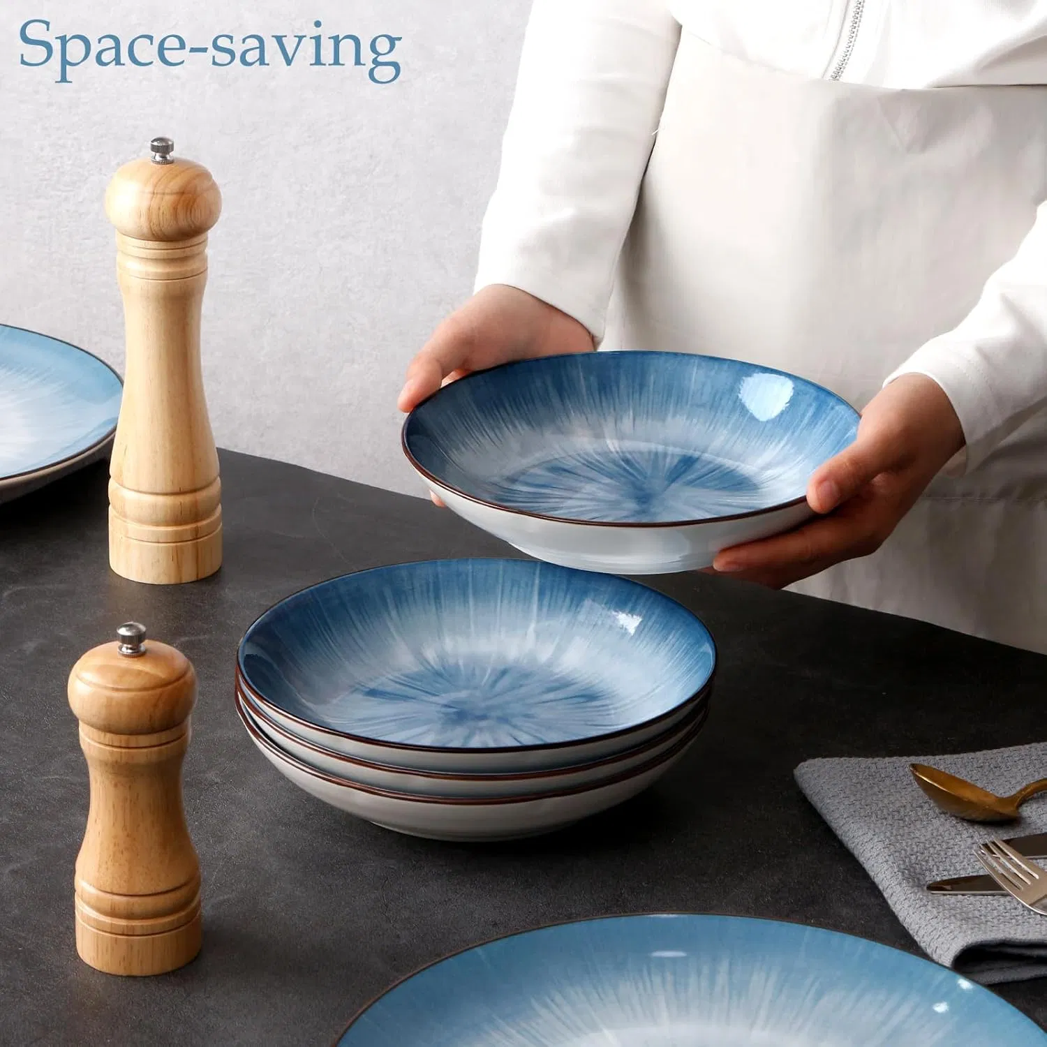 8"Coup Moon Soup Bowl Plate Pad Printing Decal Ceramic Porcelain Tableware