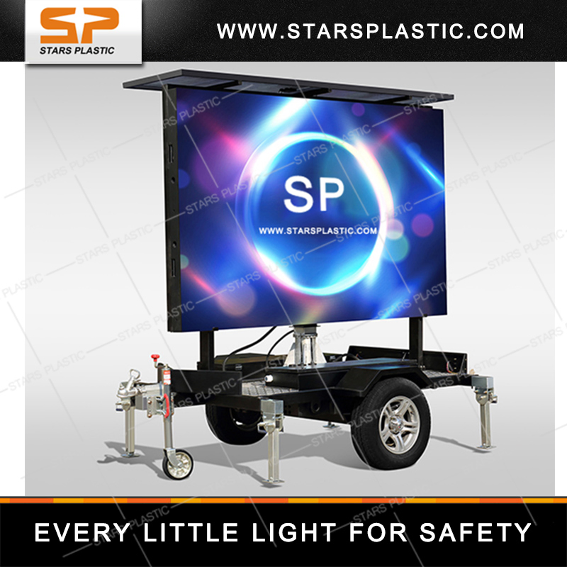 Mobile LED Outdoor Display Screen Advertising Trailer