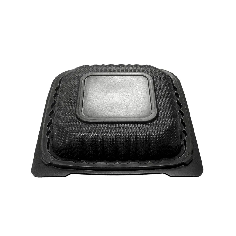 Factory Wholesale Disposable Fruit Salad Food Container Takeaway Plastic Lunch Food Packaging Clamshell Lunch Box