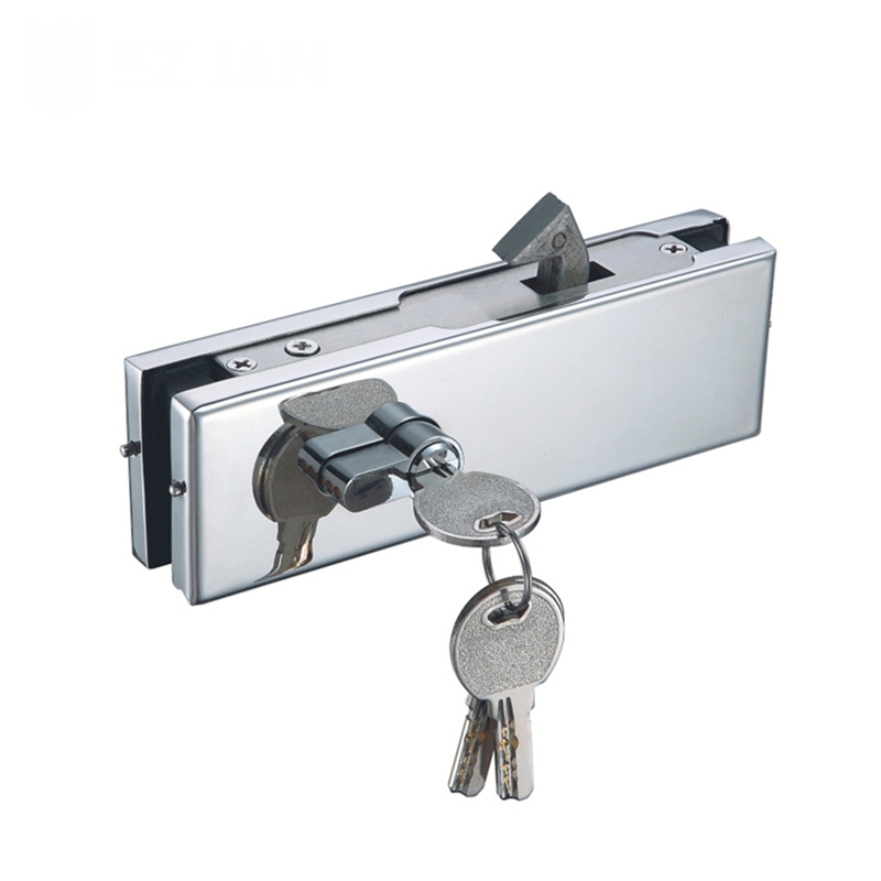 Tempered Glass Door Stainless Steel Lock Patch Fitting