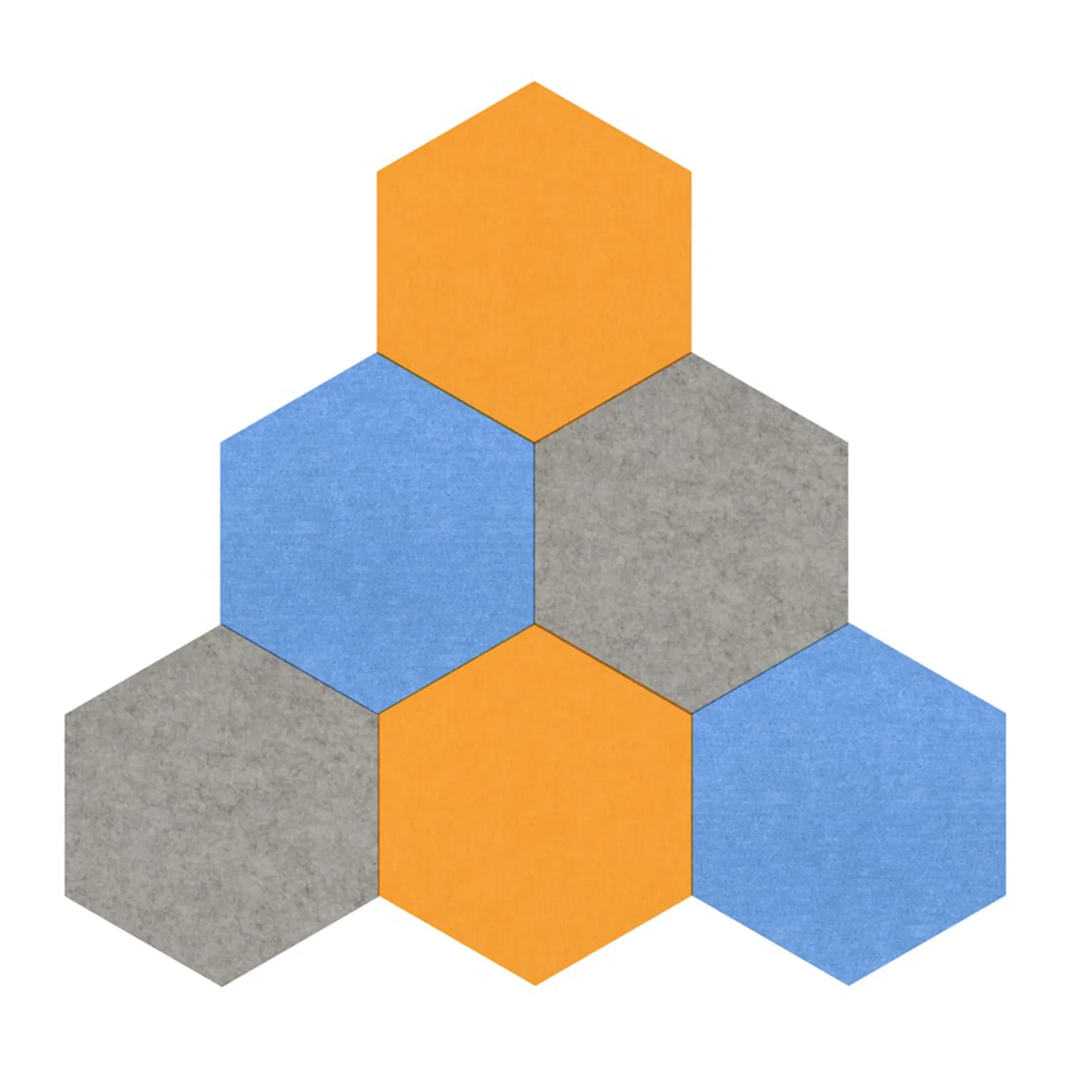 Exagonal 3D Acoustic Panels Soundproofing Decorative Wall Tiles