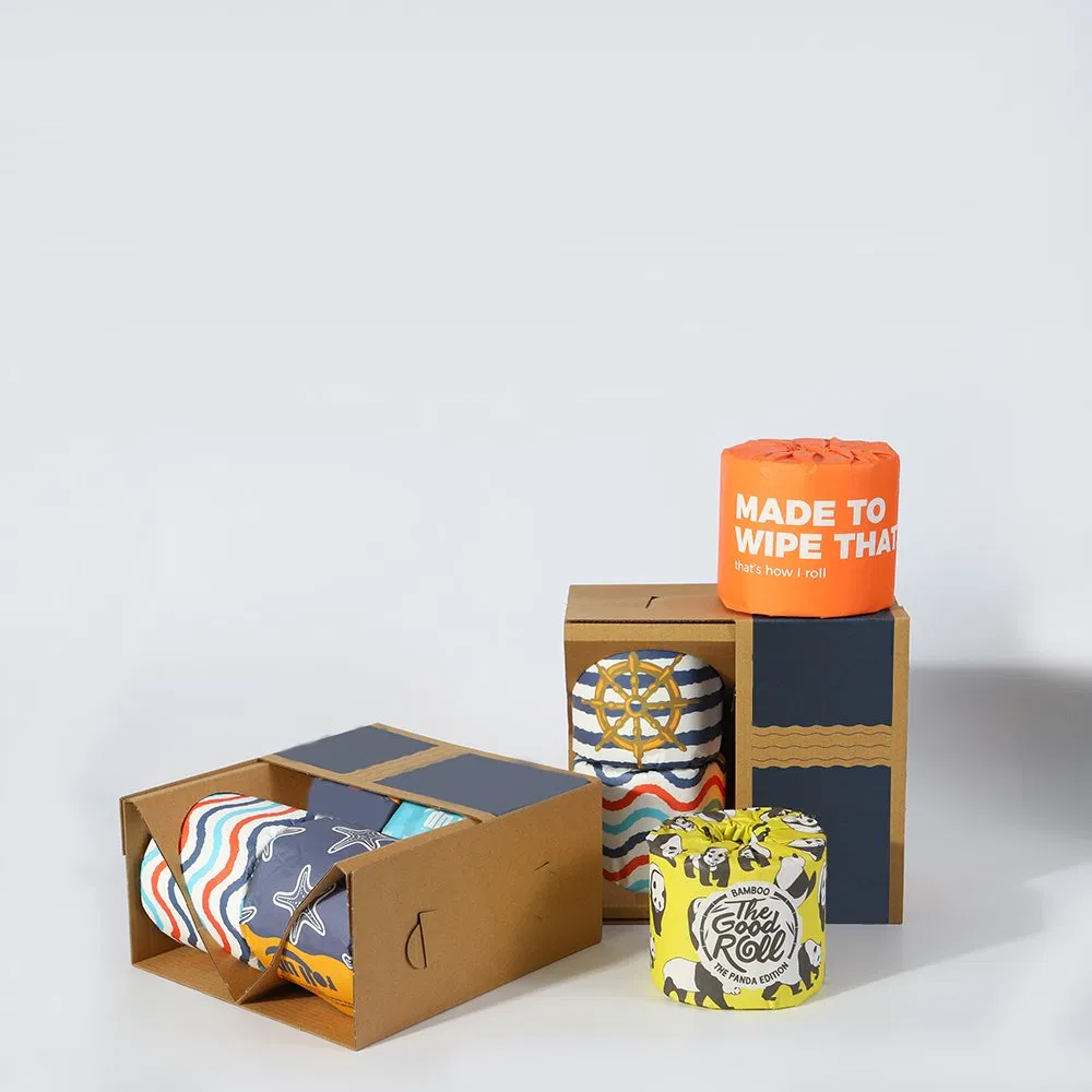 Mexico Toilet Paper Customized Thinner Wrapper Paper Tissue Sanitary Toilet Paper Bamboo Roll