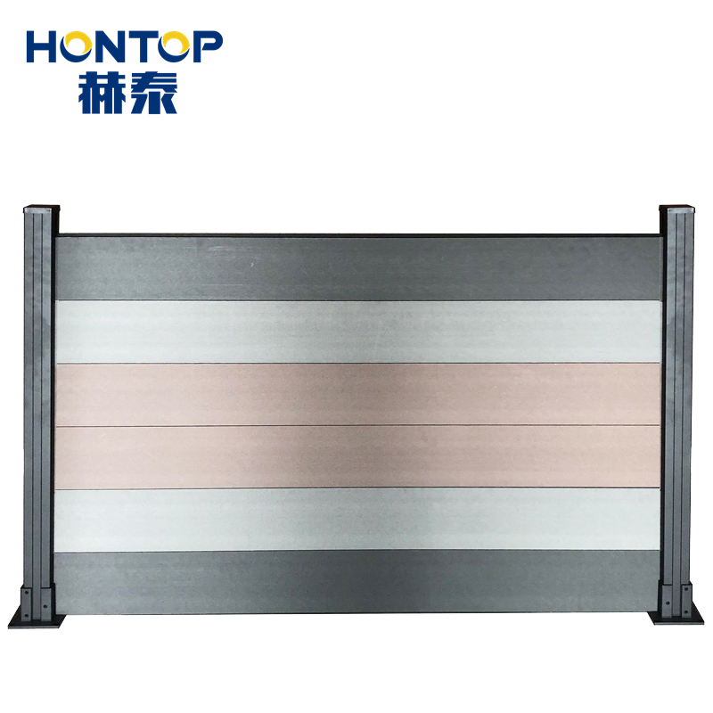 Easy Installation WPC Fence Composite Wood Outdoor WPC Fencing Panels