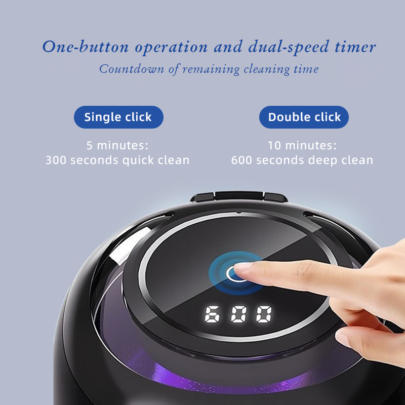Portable Ultrasonic Cleaner with Timer for Retainers & Aligners