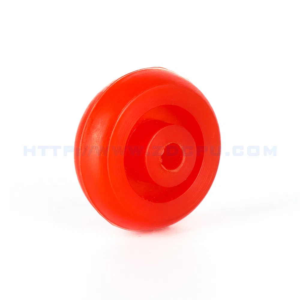 High Precision Injection Molded Small Solid Rubber Plastic Toy Wheels