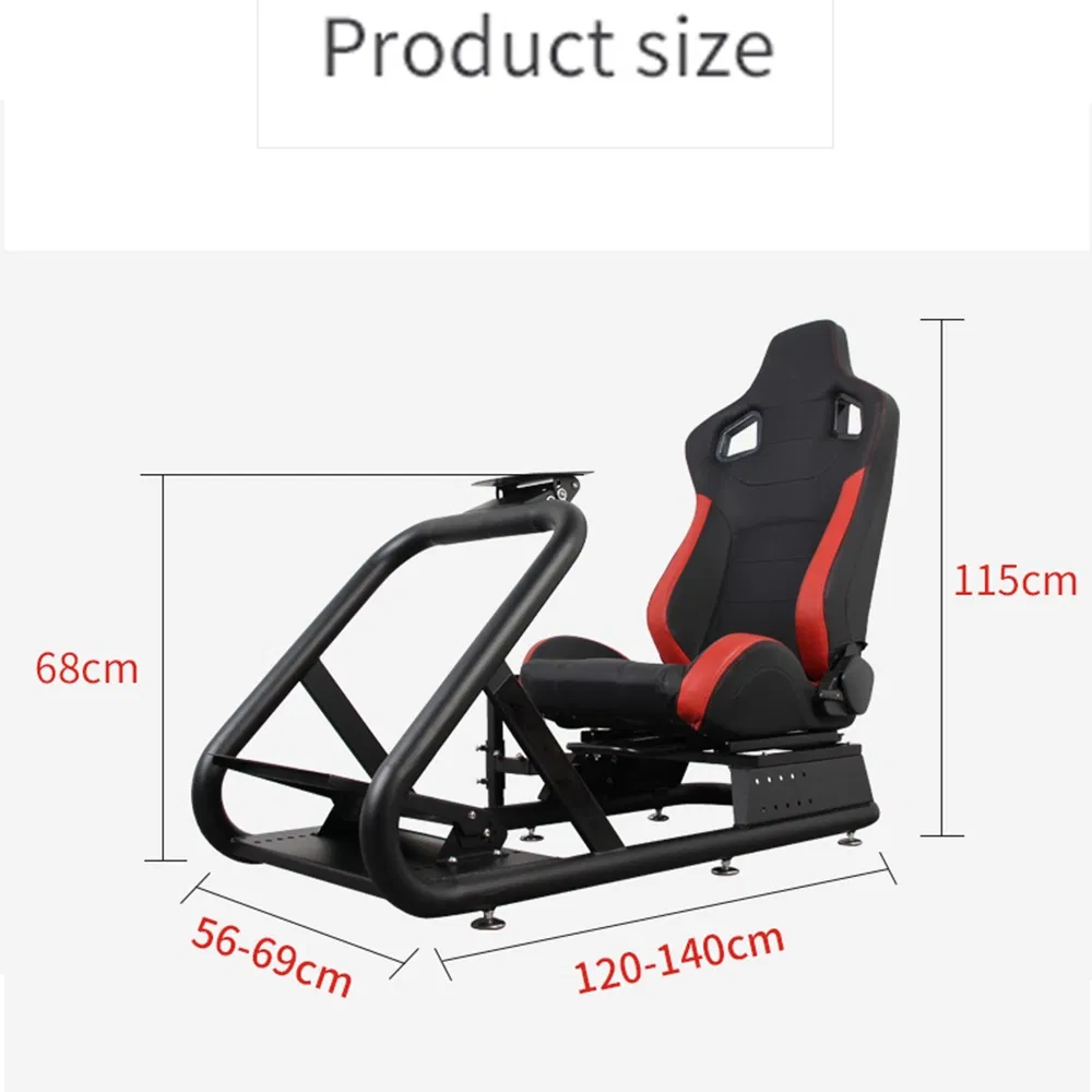 Factory Custom Adjustable Gaming Simulation Chair Car Racing Simulator Seat Game Steering Wheel Stand