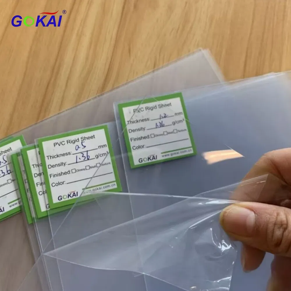 0.1mm-6mm Clear Transparent PVC Rigid Sheet for Printing/Forming/Packing/Cards