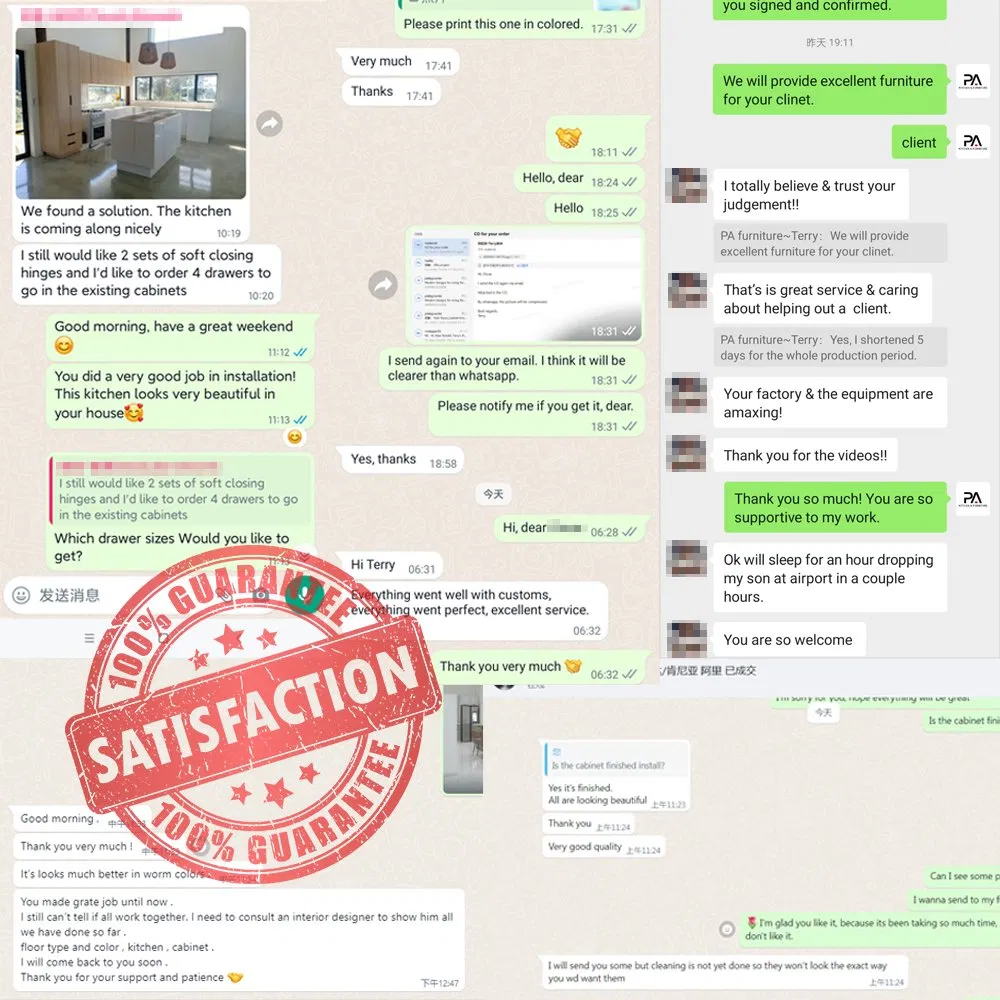 PA Modern Kitchen Cabinetry Home Furniture Modular Marble Countertop Kitchen Cabinets