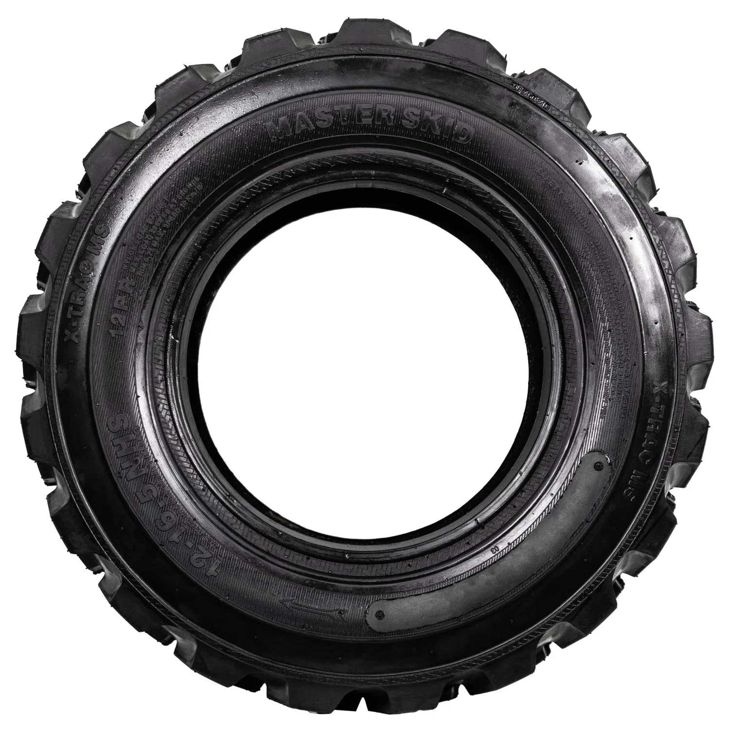 12-16.5 Skid Steer Tire for Industrial and OTR Use, ISO 9001:2015 Certified