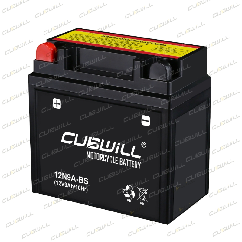 12V 9Ah AGM MF Sealed Motorcycle Battery 12N9-BS