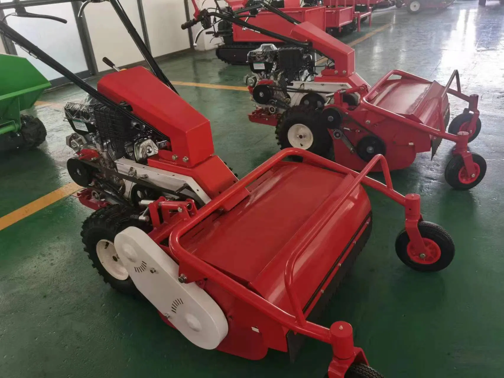 High Quality 680mm Working Width Walking Behind Flail Lawn Mower for Weed Brushwood and Hard Grass