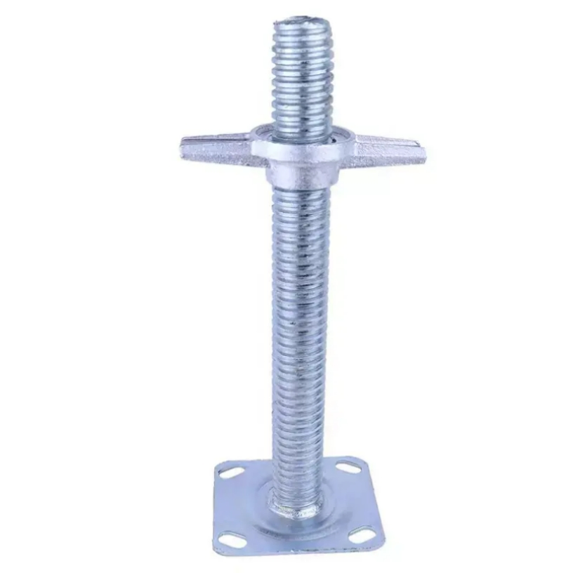 Galvanized and Painted Screw Jack Adjustable Shoring Screw Base Jack for Scaffolding Global Sale