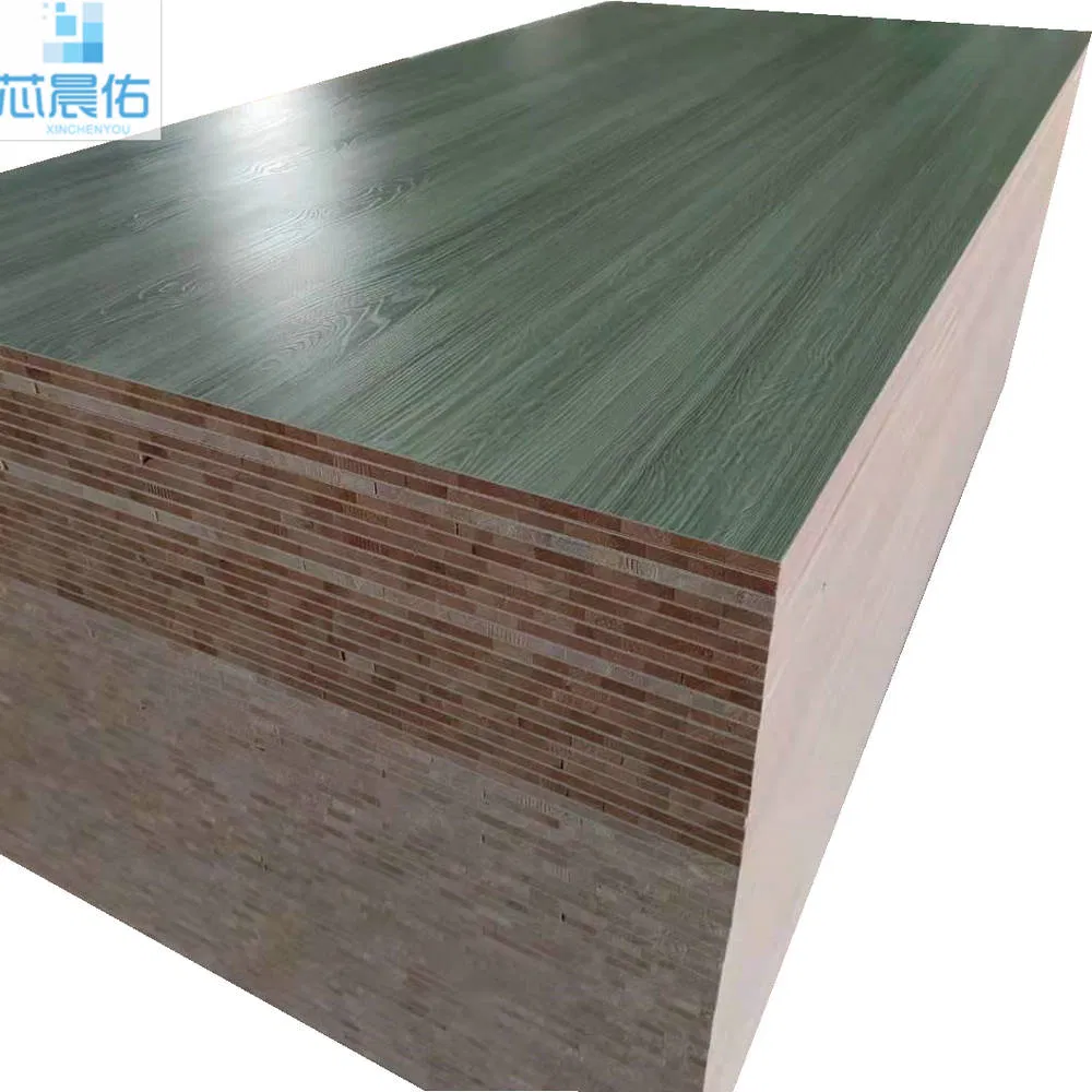 Hot Sales WBP Melamine 18mm Wood Grain Furniture Melamine Block Board