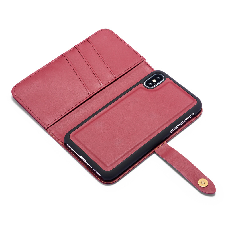 Чехол-книжка для iPhone X из искусственной кожи PU