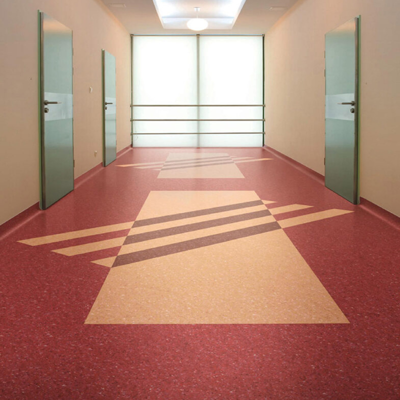 Popular Design Commercial PVC Vinly Floor Roll Sheet Flooring for Room Decoration