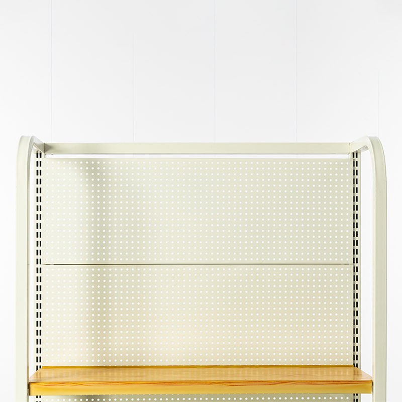 Stylish Double - Layer Desk Pegboard Storage Shelf for Home Workspace with Tool Holders