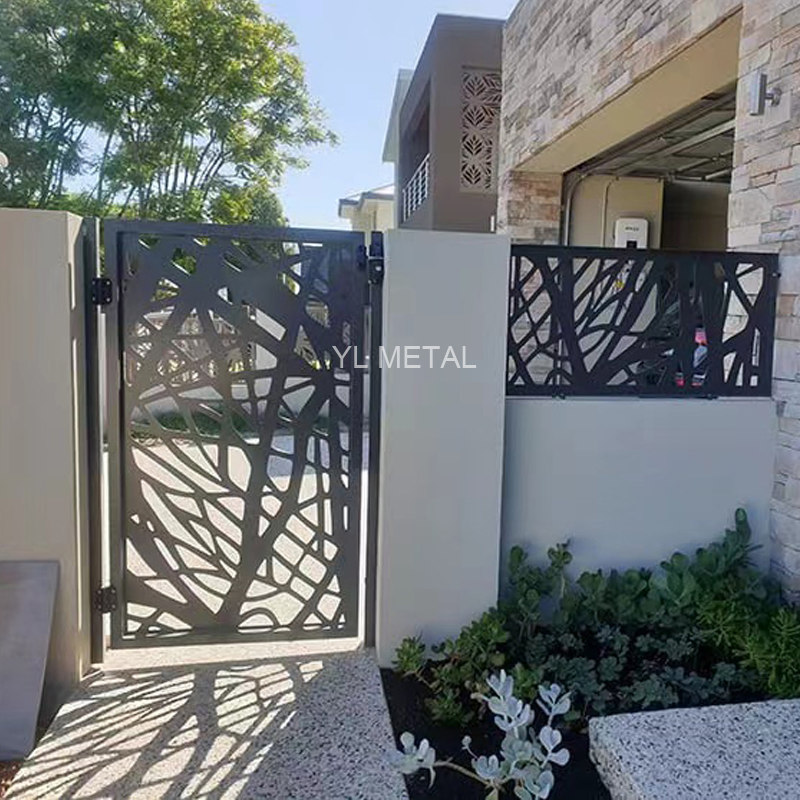 Y L Laser Cut Plate Panels Garden Aluminum Railing Balustrades Balcony Staircase