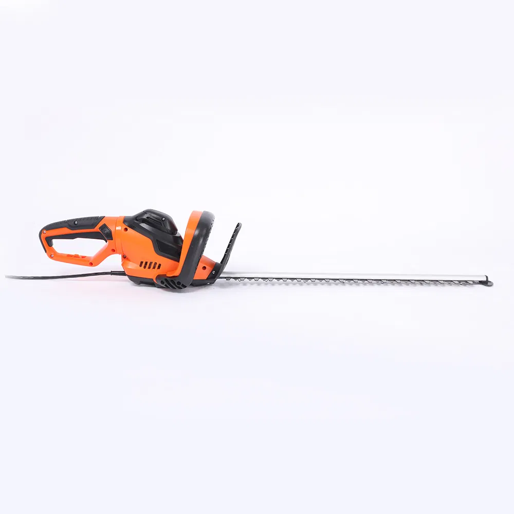 Yard Force 600W Professional Hedge Trimmer, 61cm Laser-Cut Blade & Dual Safety Switch, 55cm Cutting, Electrical Brake & Rotating Handle for Precision Gardening