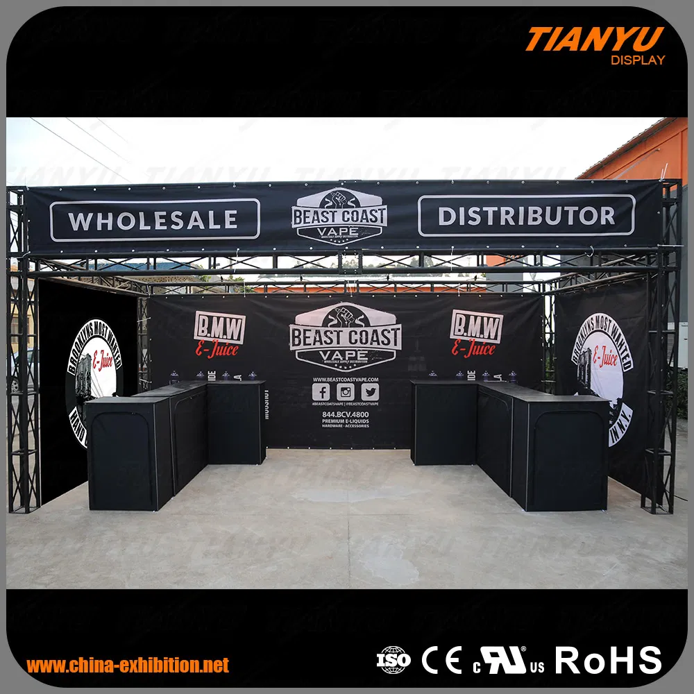 Truss Display with Clear Banner for Tradeshow
