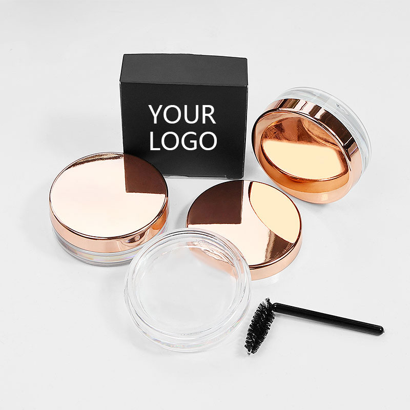 Waterproof Brow Gel Long Lasting Clear Vegan Private Label Eyebrow Styling Wax Gel Eye Brow Soap