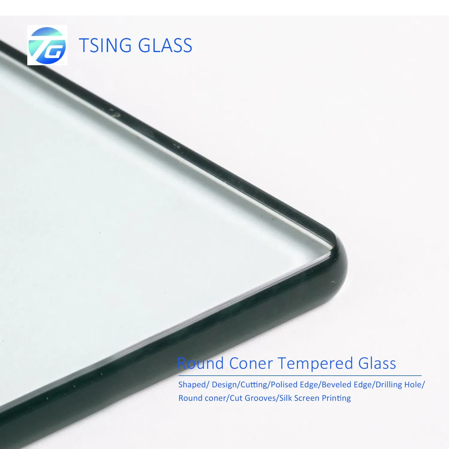 3-19mm Toughened Glass with Holes Edges Polsihed Cut Sizes