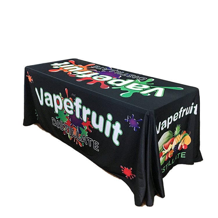 Custom Hanging Large Size of Digital Printing Tablecloth Banners
