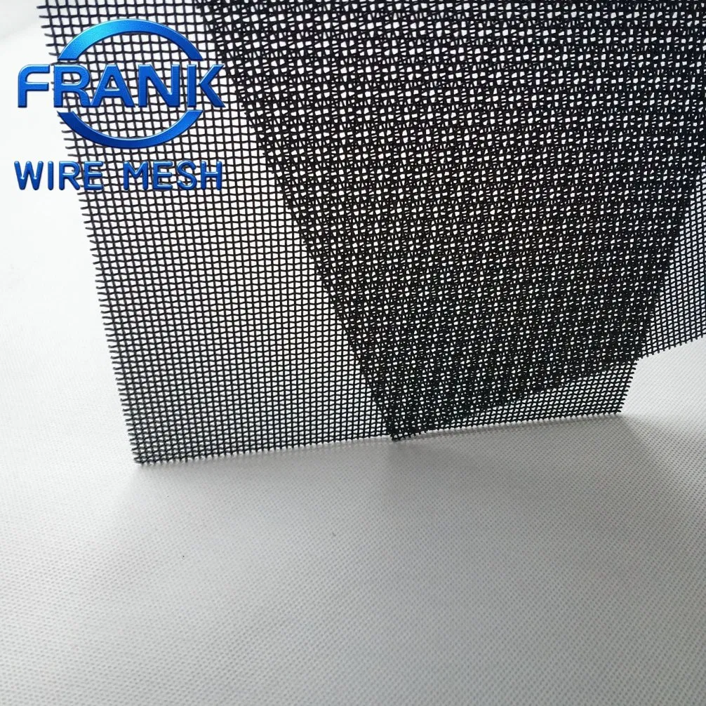 Wind Load Resistance 14 16 Mesh 304 316 Black Stainless Steel Anti Theft Security Screen for High Altitude Equipment Platform Fence