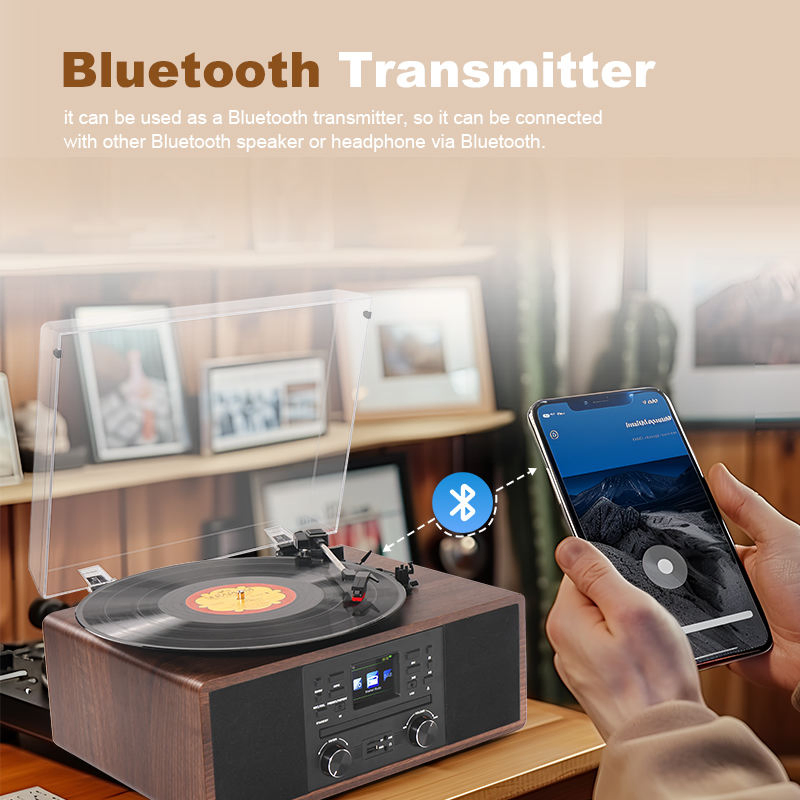 Портативный граммофон с Bluetooth и USB