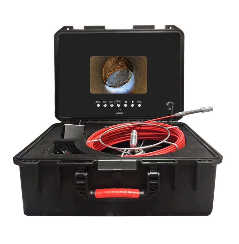 Камера для инспекции труб с монитором 10 дюймов