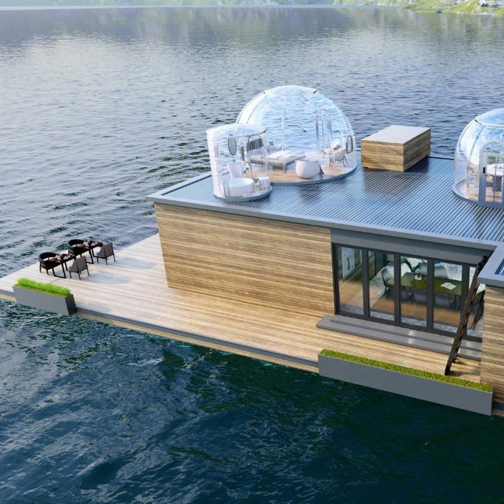 Transparent Bubble House Outdoor Patio Bubble House Spherical Polycarbonate Starry Sky Room