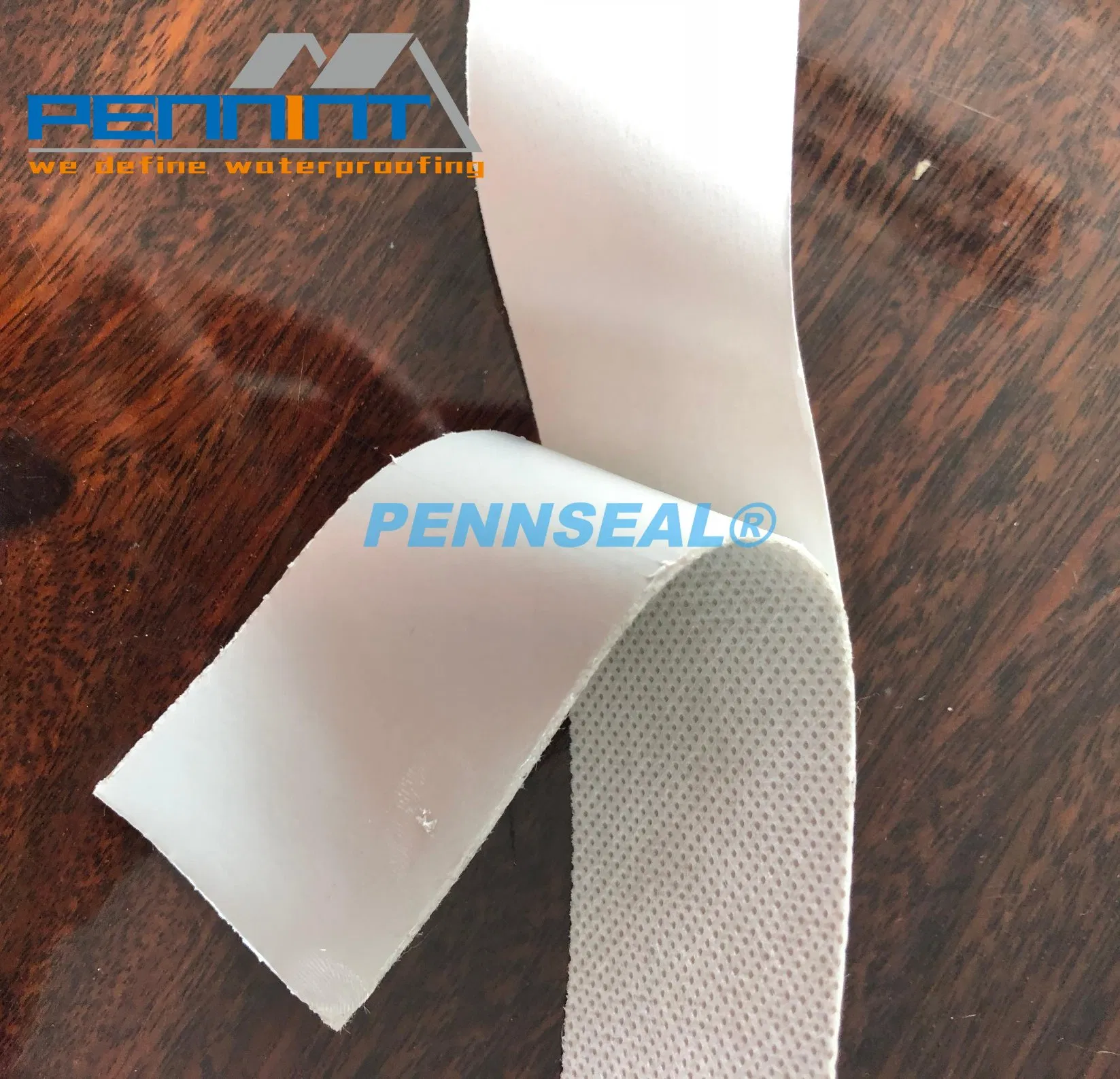 White Fine Sand Coated Psa Tape for Sealing HDPE Membrane Seams