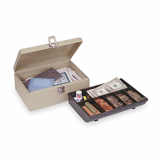 Portable Popular Cash Box Money Safe New Design Safety Metal Money Cash Box