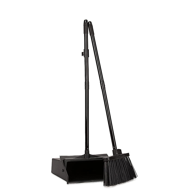 Comercial Household Cleaning Supplies Long Handle Plastic Broom and Dust Pan