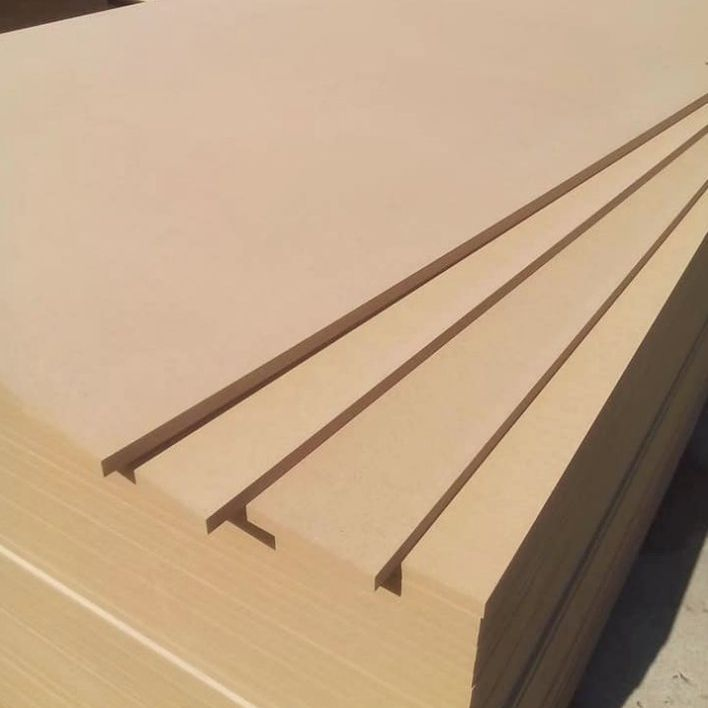 12mm/16mm/18mm Raw MDF Board 1220*2440mm for Furniture and Laser Cutting