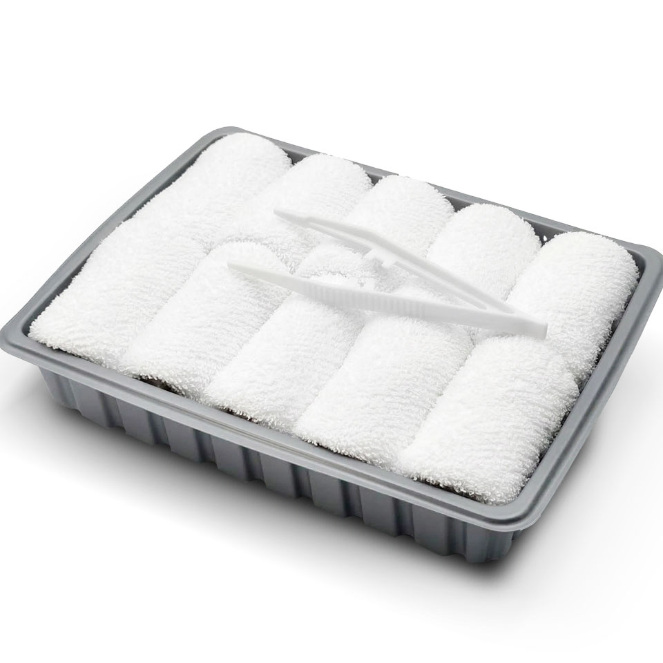 Disposable Towel Tray for Hotel Restaurant and Flights
